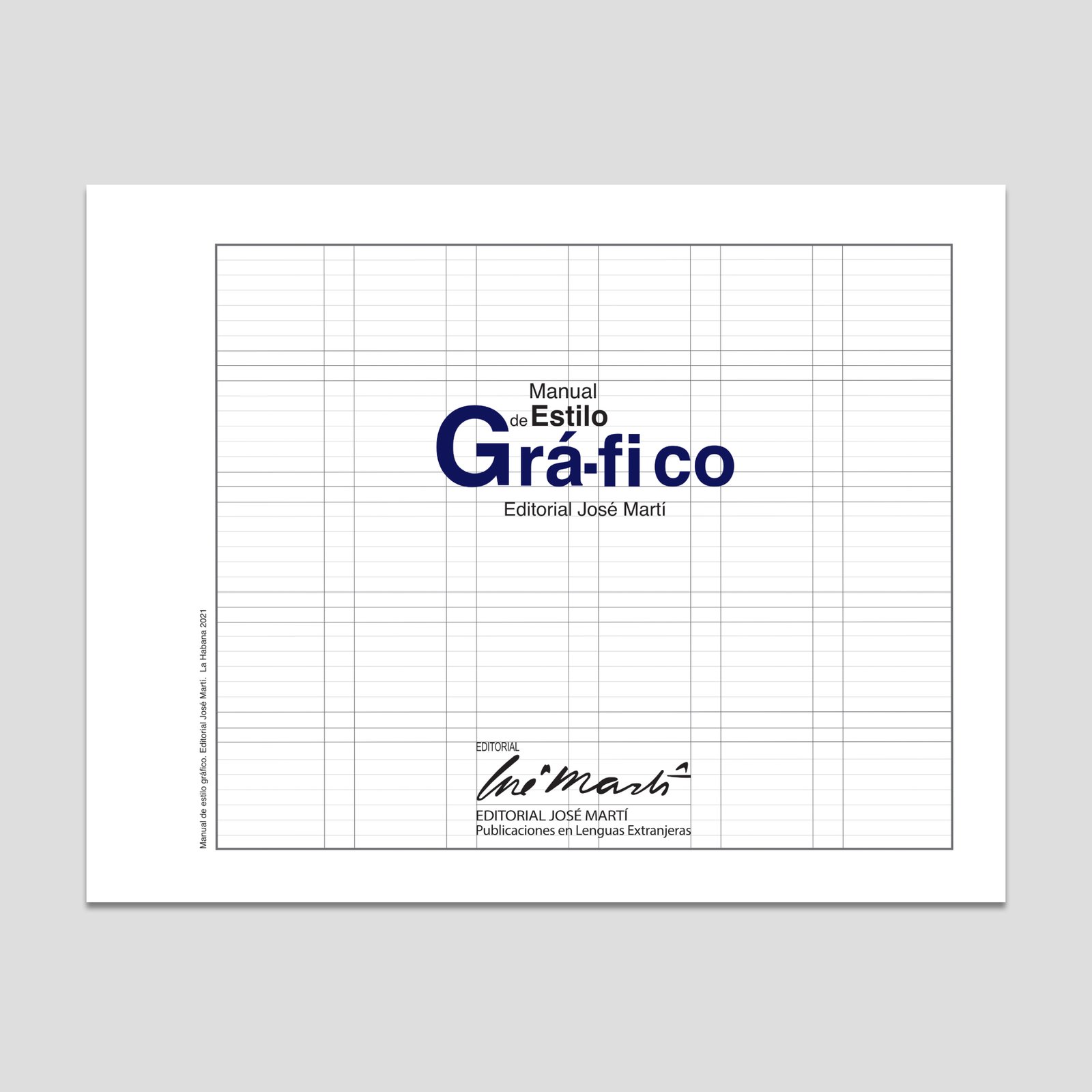 Manualde Identidad Visual Editorial José Martí